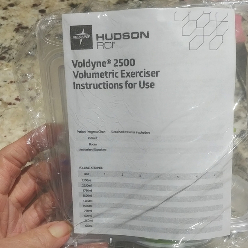 Hudson RCI. Volumetric Exerciser